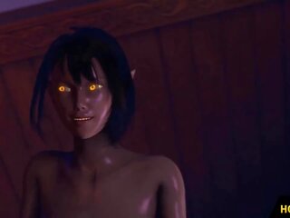 Witcher futa yennefer fickt triss merigold 3d animation