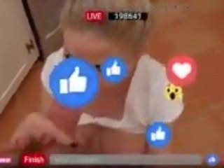 Jessa Rhodes Blowing Stepbro on Facebook Live: Free sex video 51