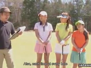 एशियन गोल्फ है को होना किनकी में एक रास्ता या अन्य: x गाली दिया वीडियो सी 4 | xhamster