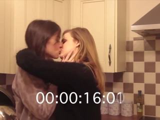 Rose & Rosie Lesbian Kisses, Free Youtube Free Lesbian HD dirty movie