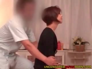 Uncensored giapponese x nominale film massaggio stanza sesso con marvellous milf