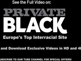 Private Black - What a Mouth Full! Stacy Snake Double Dark Dicked by Bbcs!