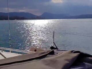 Risqué pipe sur sailing bateau en greece, xxx film de | xhamster