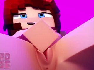 Minecraft kotor filem scarlett melancap animasi w/ bunyi (by hardedges)