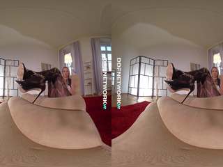 DDFNetwork VR - Nikky Dream Pantyhose seductress in Virtual Reality